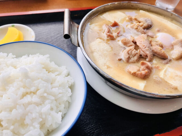 美味しいホルモン鍋定食!_名取屋食事処