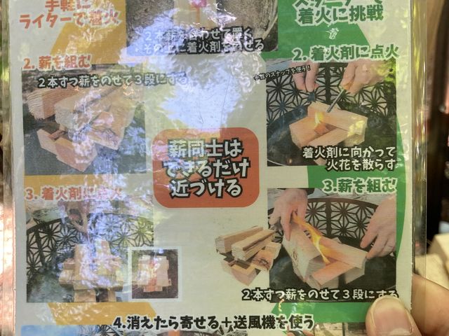 マニュアルもあり、初心者にも優しかったです_グランピングカフェ&BBQ “たき火”