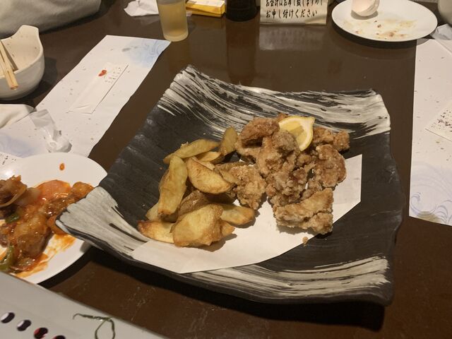 唐揚げ&ポテト_旬彩ひだまり
