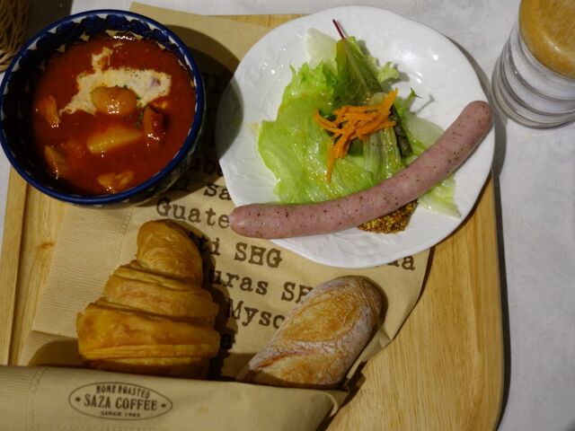 オリジナルソーセージ付き_サザコーヒー 本店
