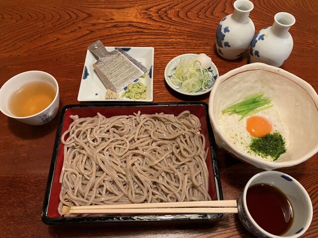 田舎そば1枚と単品とろろで満腹_八兵衛 静岡店