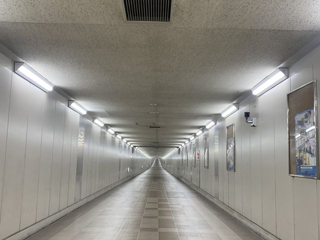 不安になるくらい遠くが見えない道を進みます_成田空港リトリート