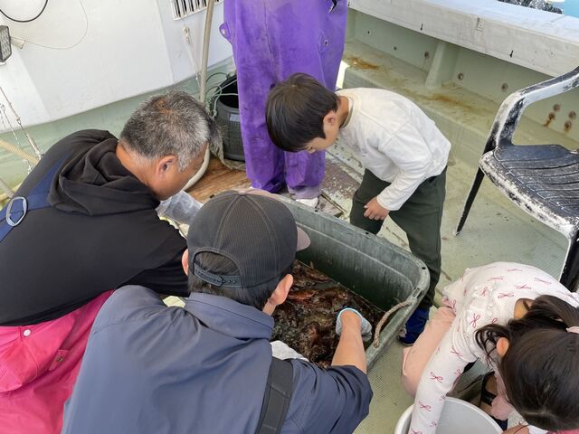 とれた魚に大興奮_宝正丸