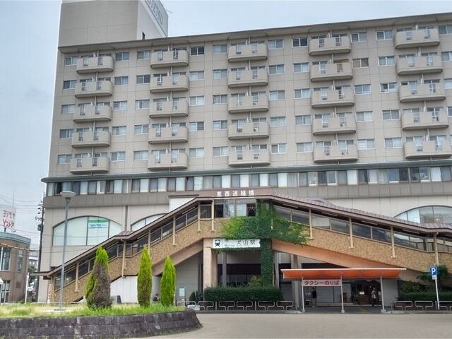 駅とマンションが一体化_名鉄犬山駅