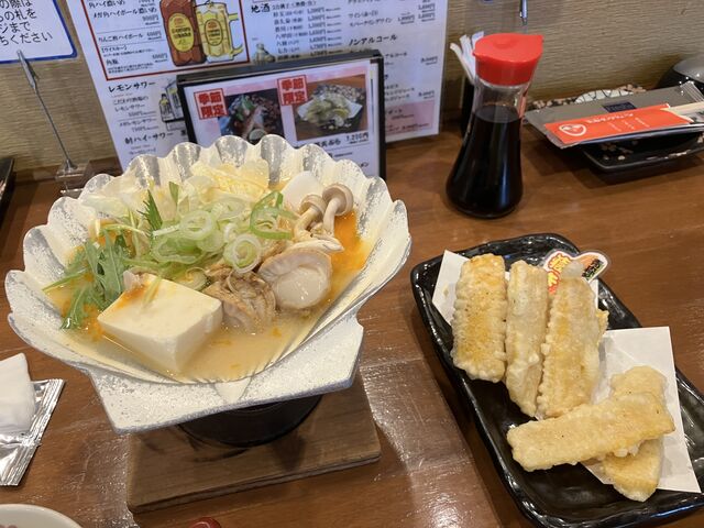 ホタテの出汁が美味しいかった。_青森港 海の食堂 大福丸