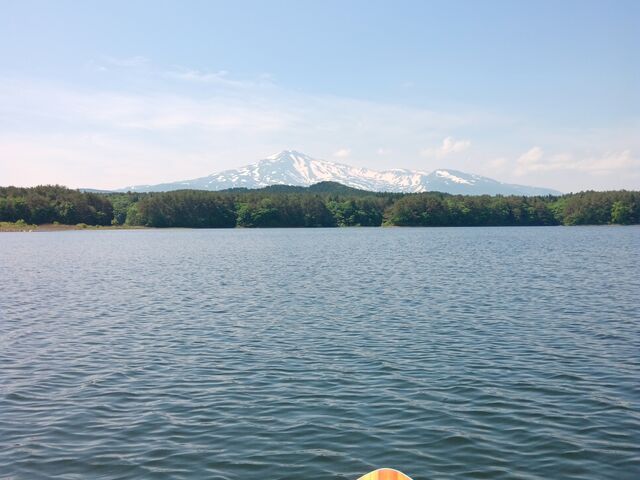 鳥海山が素敵に見える良いトコロです。_大谷地池