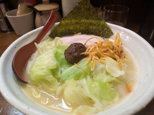 無銘の熟成練り醤油らーめん_無銘 神田