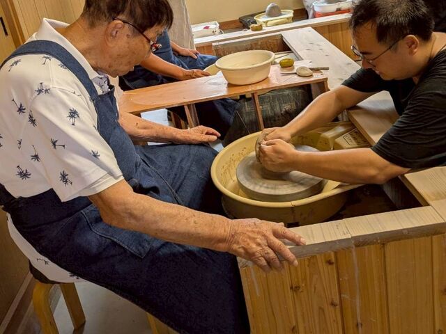 先生の指導は楽しくて親切_Rin陶芸工房