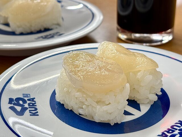キャンペーンのホタテ2貫_くら寿司 太宰府店