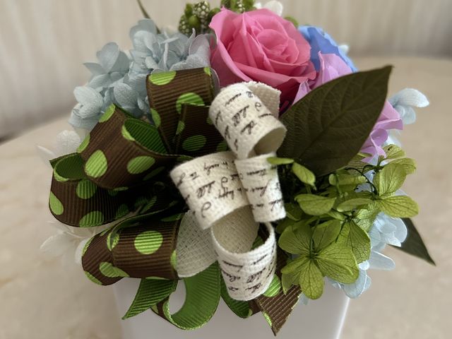 リボンもお花に見えませんか!_nanakuruflower