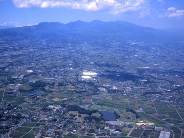 大室古墳群(空撮)_前二子古墳・中二子古墳・後二子古墳・小二子古墳