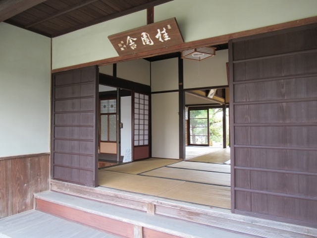 「桂園舎」内部_丹波篠山市立青山歴史村