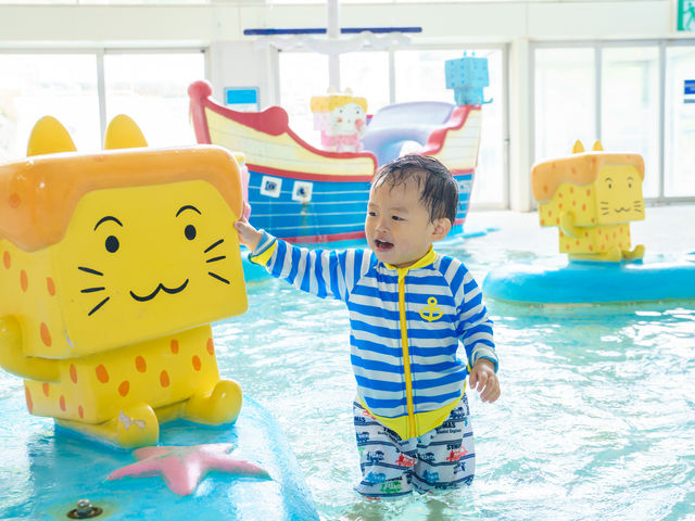 ボザッピィの湯ゥ遊広場は水深30pなので安心_箱根小涌園ユネッサン