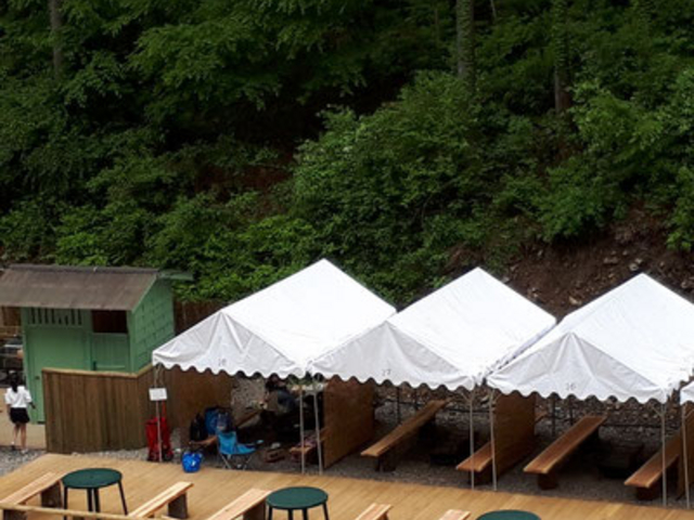 有間渓谷観光釣場