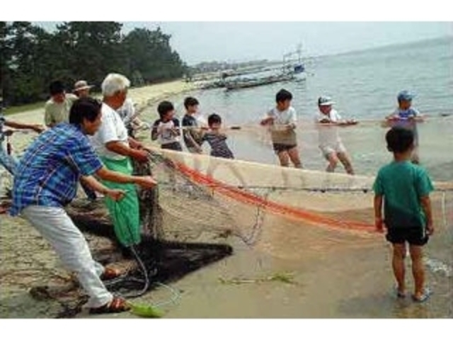 地引き網体験の写真1