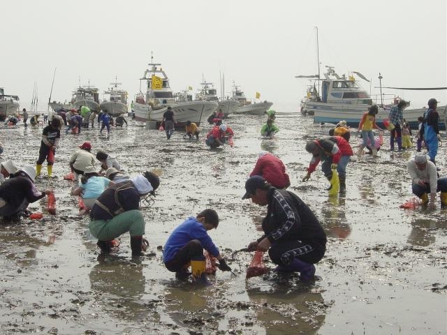 川副町観光潮干狩り