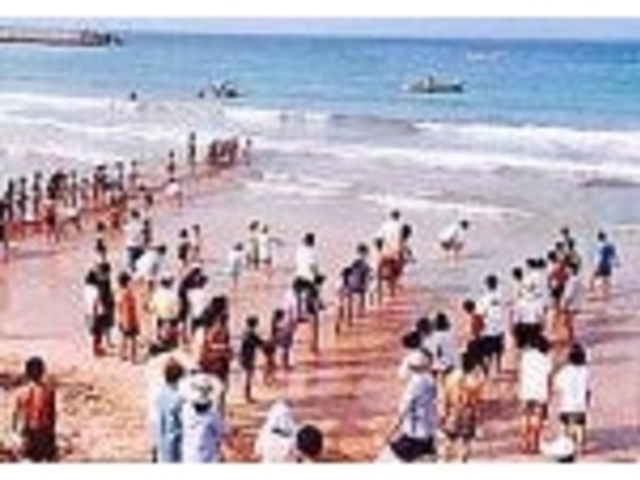 観光地引網の写真1