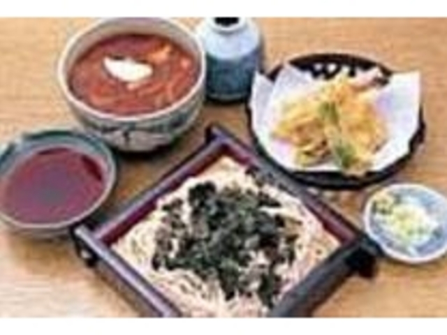 『天ざるそばセット』と『カレー南蛮そば』_生そば つか本