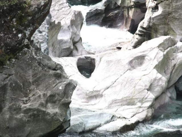 銅山川渓谷_銅山川渓谷甌穴群