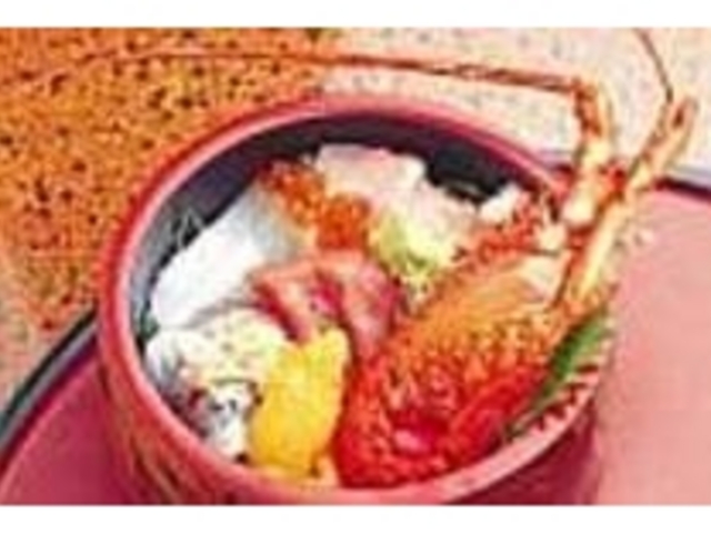 伊勢エビ、アワビなどがのったグルメ寿司_今津屋