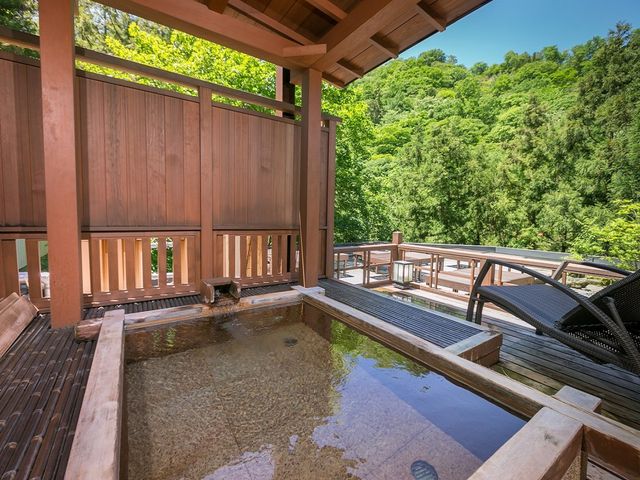 貸切露天風呂「和み」_人気の露天風呂付き客室と美味に和む宿 かのうや