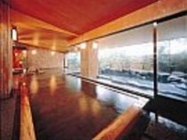 ひのきの香りに包まれた総桧大浴場_大江戸温泉物語 熱海温泉 あたみ (旧南明ホテル)