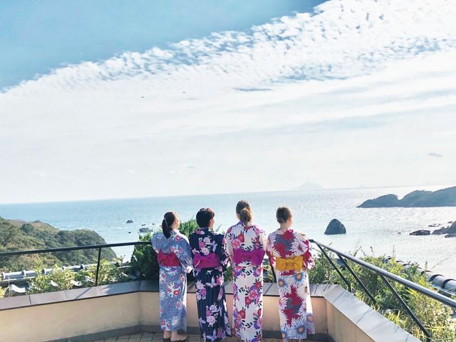 晴れた日には伊豆の島々を一望。_下田ビューホテル