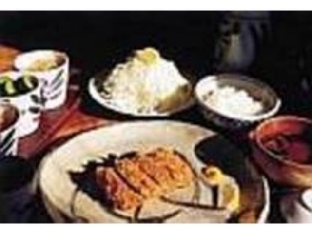 三種類の漬物が付いているのもうれしい_甲州直治朗