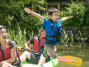 木崎湖 モダンボートの写真3