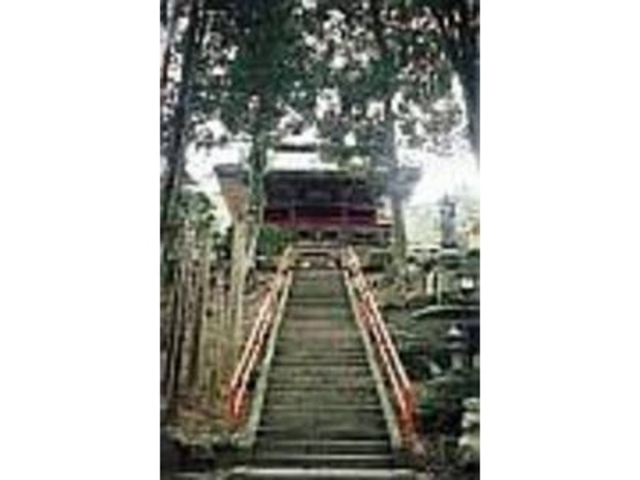 寺へ向かう山道。歴史を刻む石の段階_大雄寺
