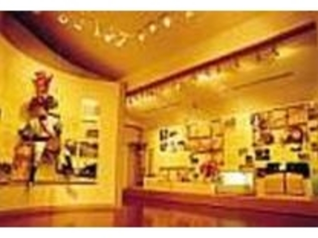 富士町5地区の浮立の歴史が展示されている_浮立の里展示館