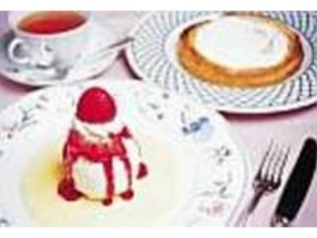 甘いデザートには紅茶のセットがオススメ_銀座ぶどうの木