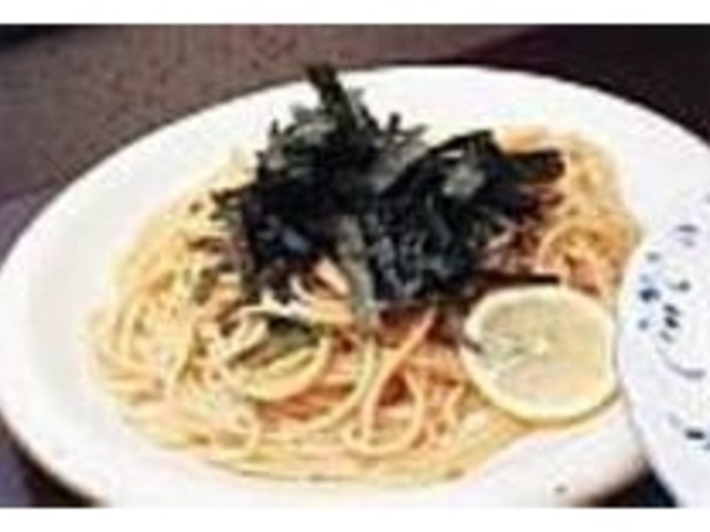 和風パスタにたっぷりの海苔が絶妙_ピザハウス ベル
