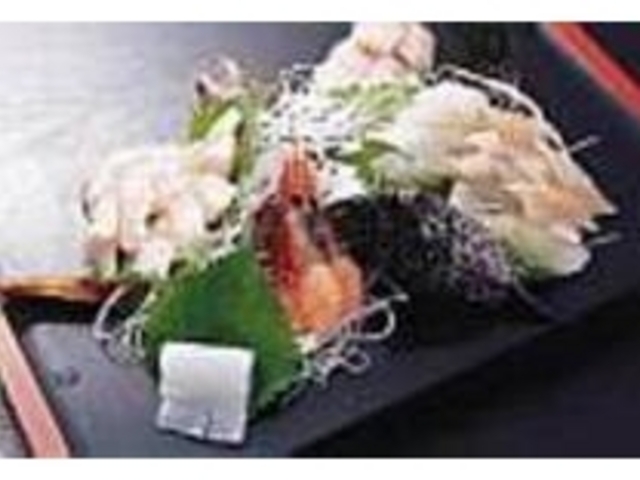 昼おまかせ料理の刺し身盛り合わせ二人前_味ごよみ