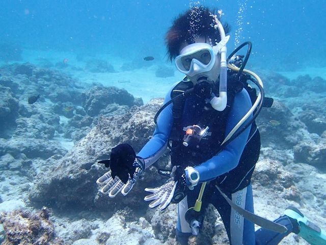 魚を目の前で!_アクアデート