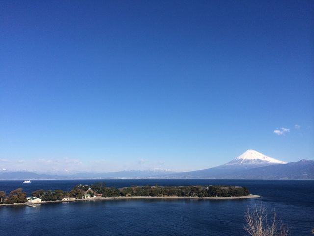 大瀬岬と冨士山_大瀬崎ダイバーズインフジミ