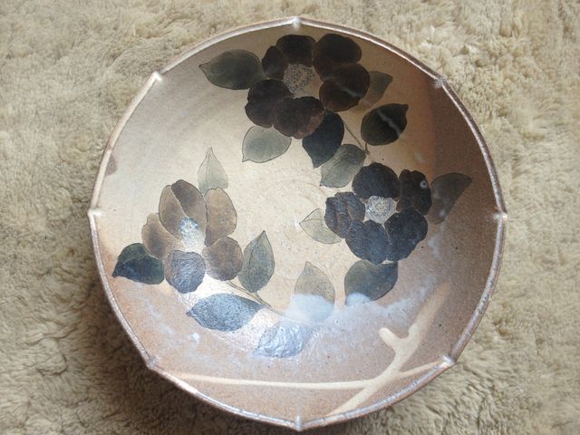 陶芸絵付け鉢_陶芸★ガラス★キャンドルフラワー教室★ちよ野(名古屋駅前本店)