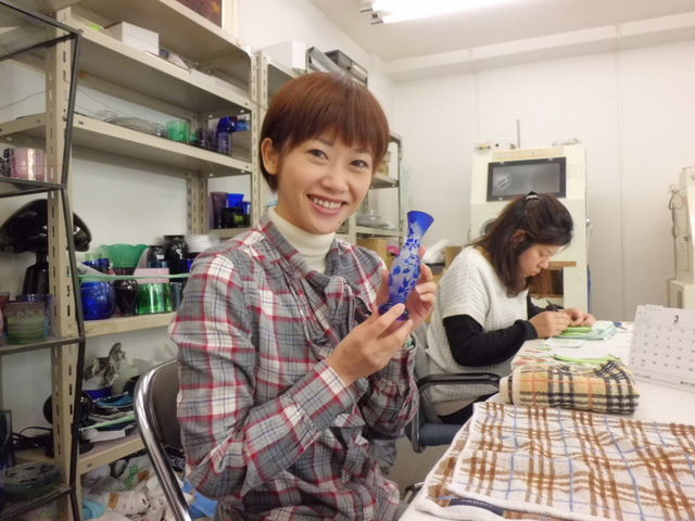 ガラス工芸サンドブラスト本部教室
