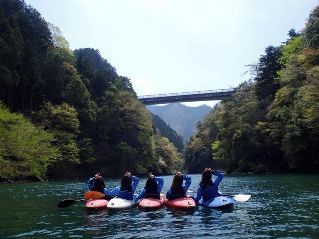 サークル旅行や女子会にも大人気。_みたけカヌー教室