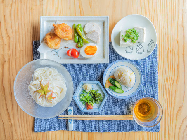 +1,000円でランチセットもできます(写真は一例)_森永材木店