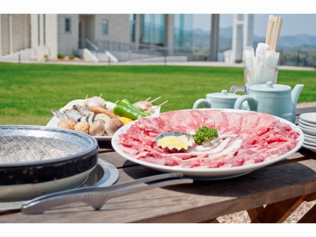 ガーデンBBQ!夏の定番です^^_セントラーレ・ホテル京丹後