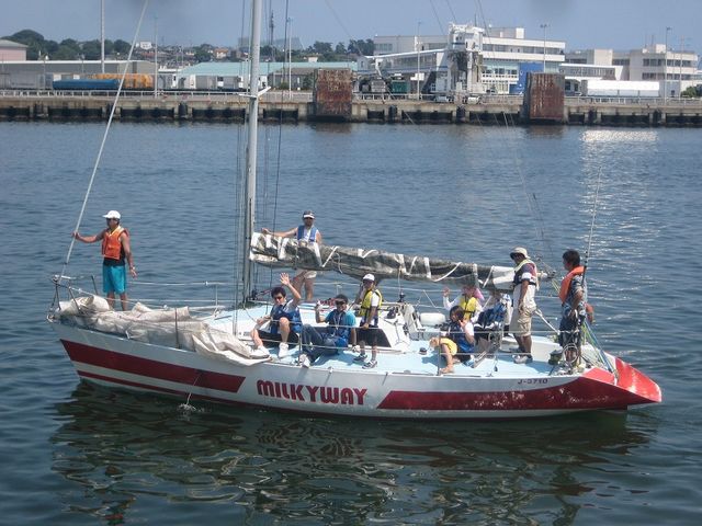 ヨットクルージング体験 大洗マリーナから出発_大洗海の大学