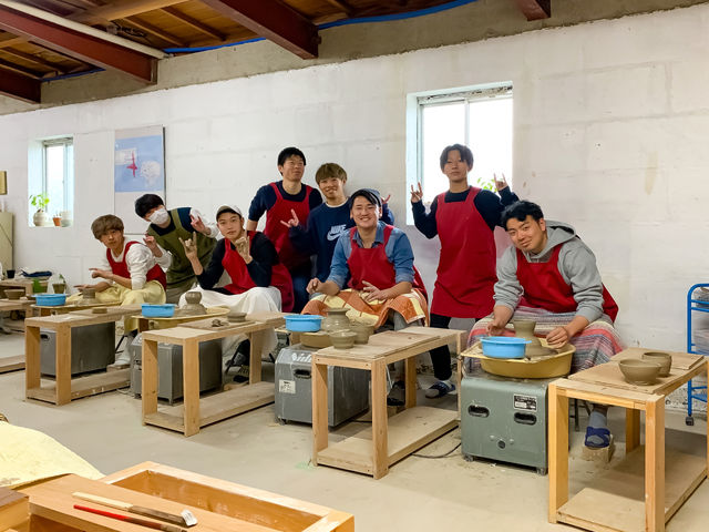 仲間と一緒に!_陶工房Studio Le Pote