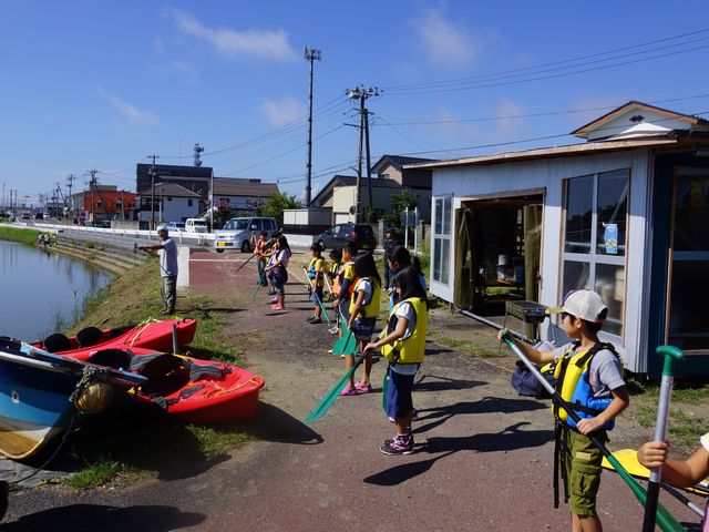 石巻カヌー体験 ひたかみ水の里