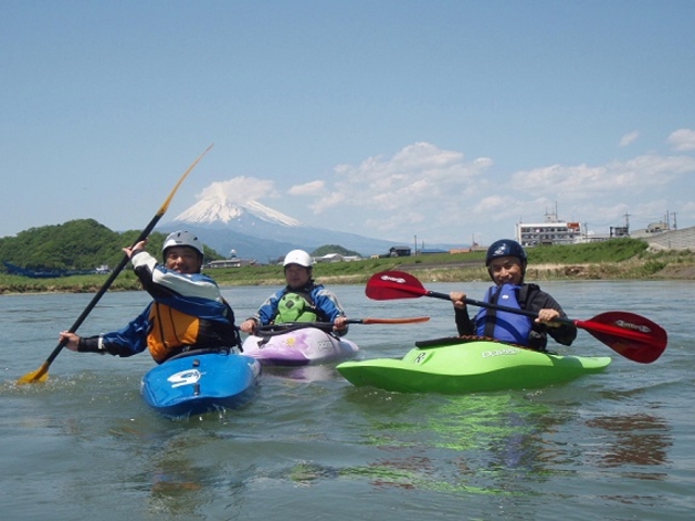 富士山が見える川って珍しいんだって〜_カヤックタパ