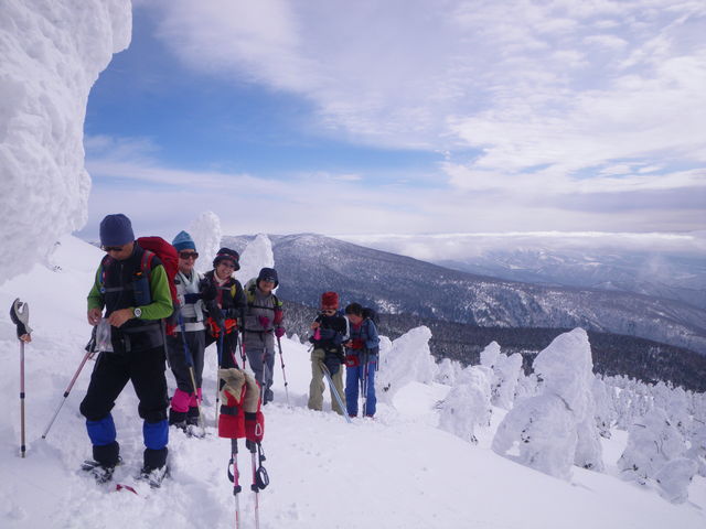 雪山登山塾「西大巓・西吾妻山」※山頂の樹氷は絶景です!_はれがさやアクティビティーズ(旧:裏磐梯もくもく自然塾)