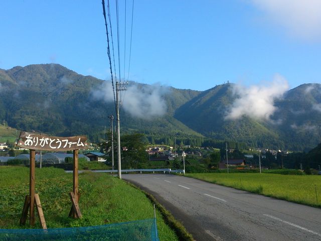 山々から雲が生まれる高原にある田畑♪_株式会社ありがとうファーム