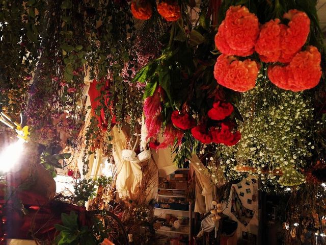 夕方以降は暗くなり雰囲気も更に良くなります_名古屋手作り体験(ワークショップ)のLITA