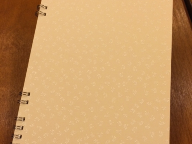 A5サイズのダブルリングノートが作れます。_plus Orange
