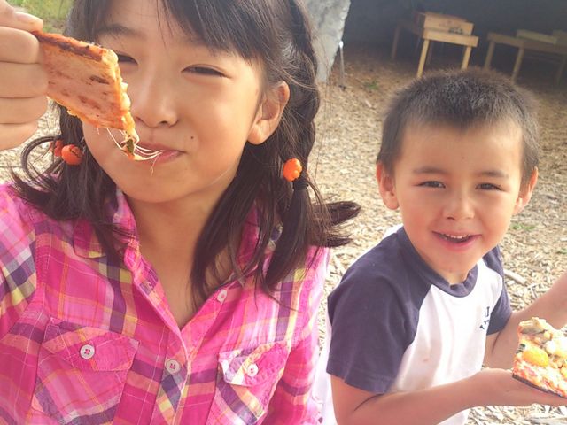 美味しい野菜ピザで思わず笑顔に ^^_NISEKO GREEN FARM